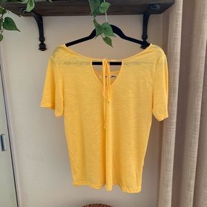 Michael stars reversible top with tie detail